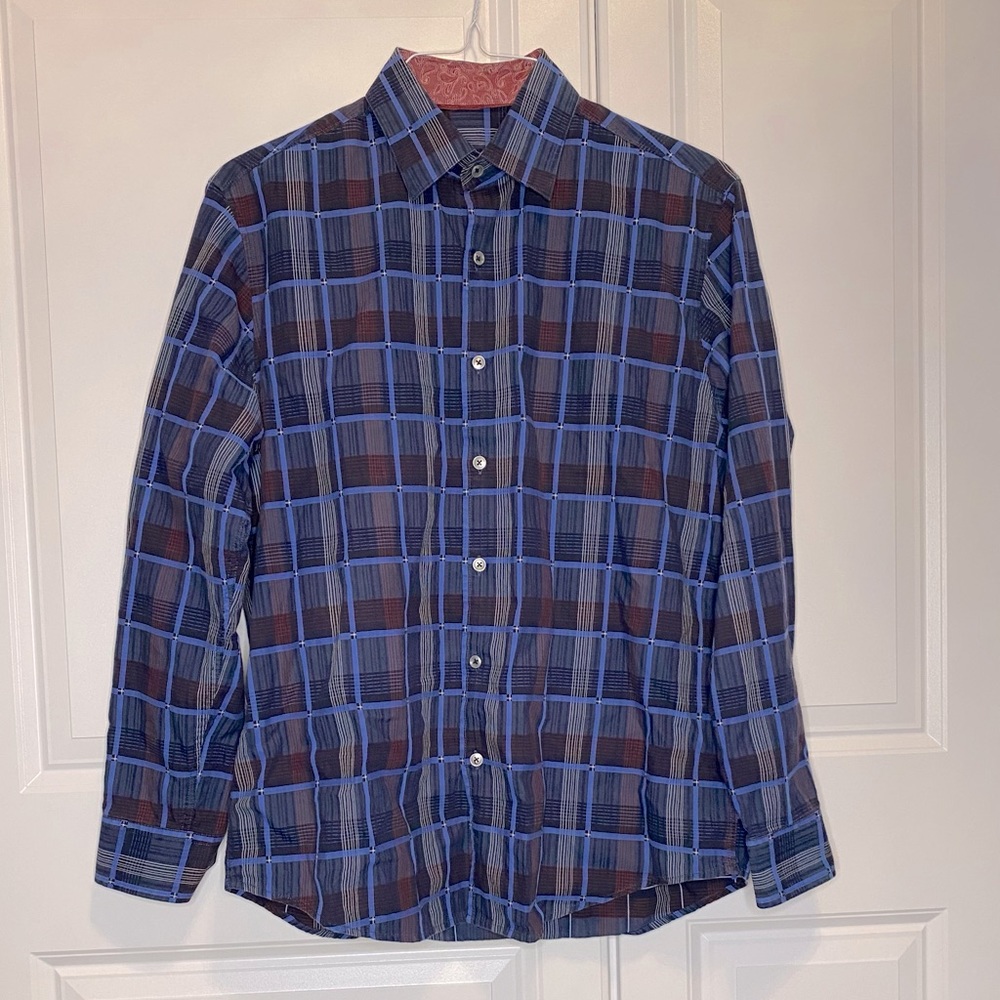 Tasso Elba Brand LS Button Down Men’s Shirt